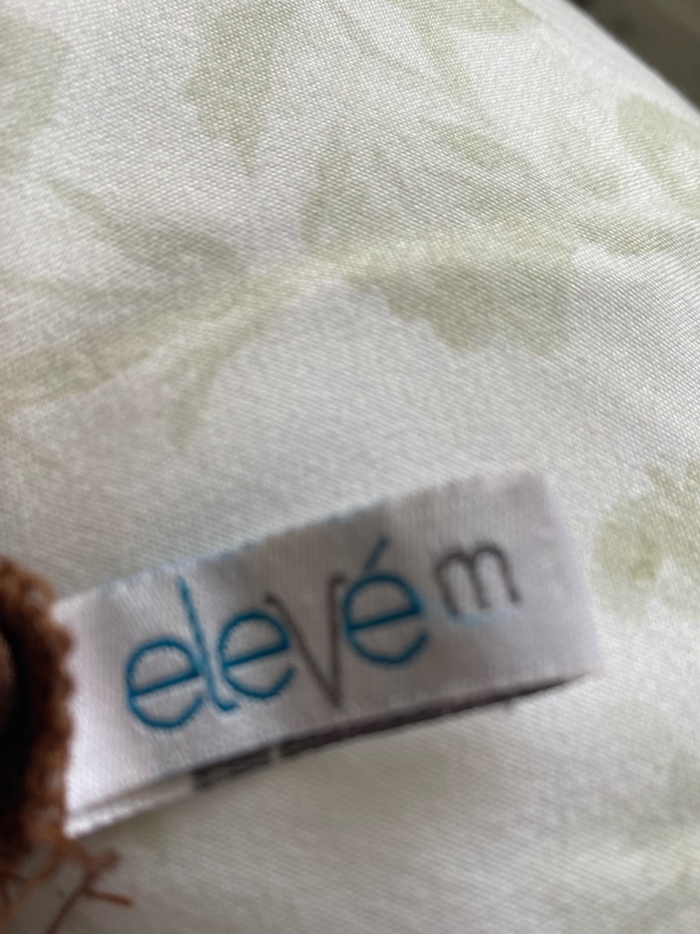 Eleve Dancewear Brown and floral sleeve leotard (size medium) - Picture 3 of 3